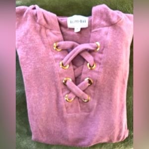 Olive & Oak dusty pink XL pullover sweater